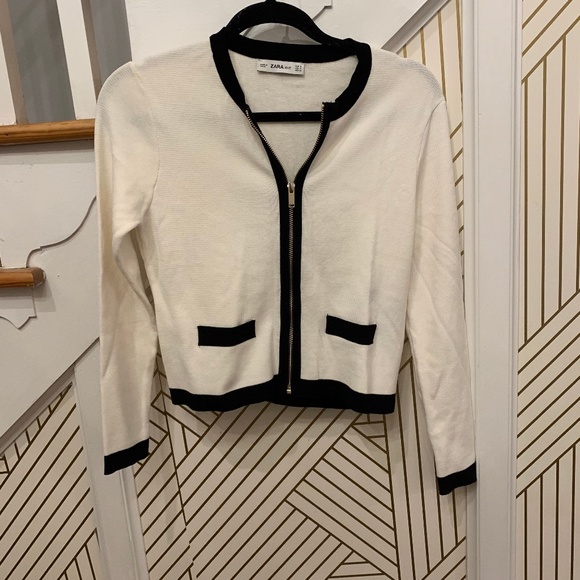 Zara Sweaters - Zara Knit Cardigan Zip Up